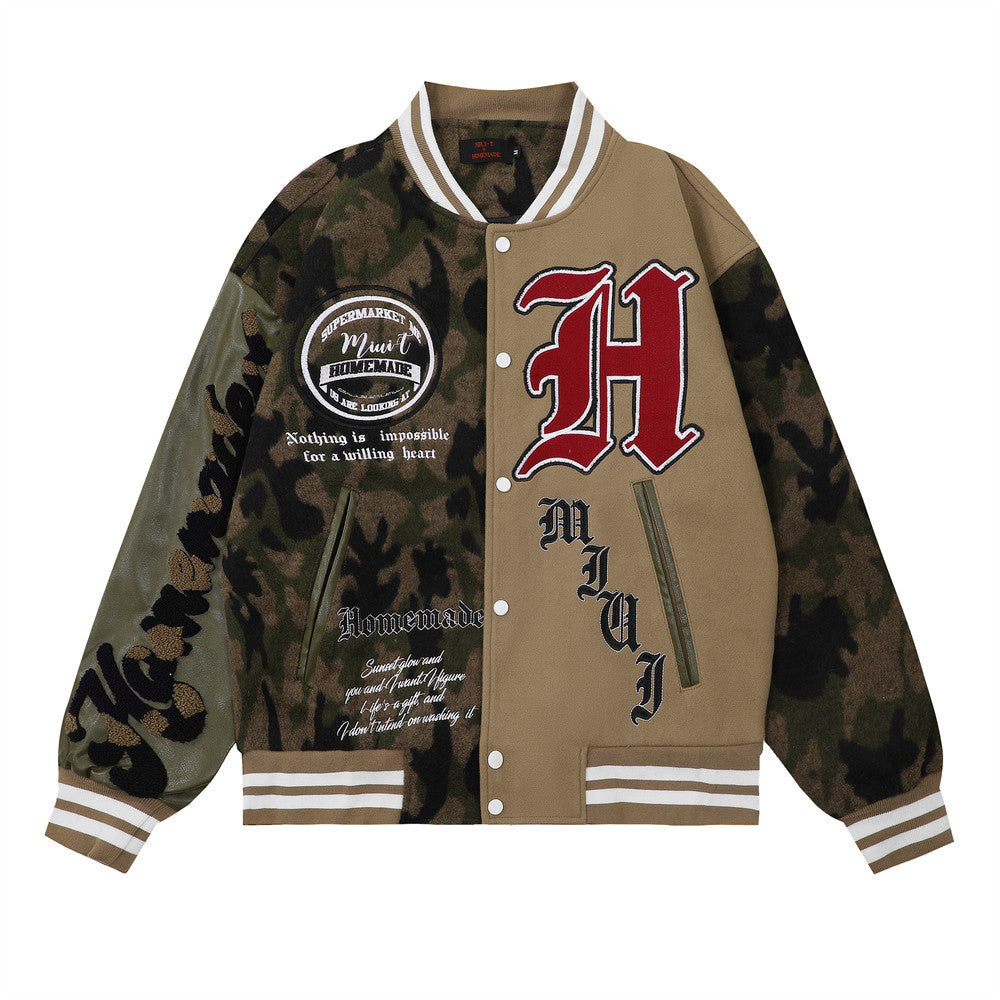 UrbanCamo Varsity College-Jacke