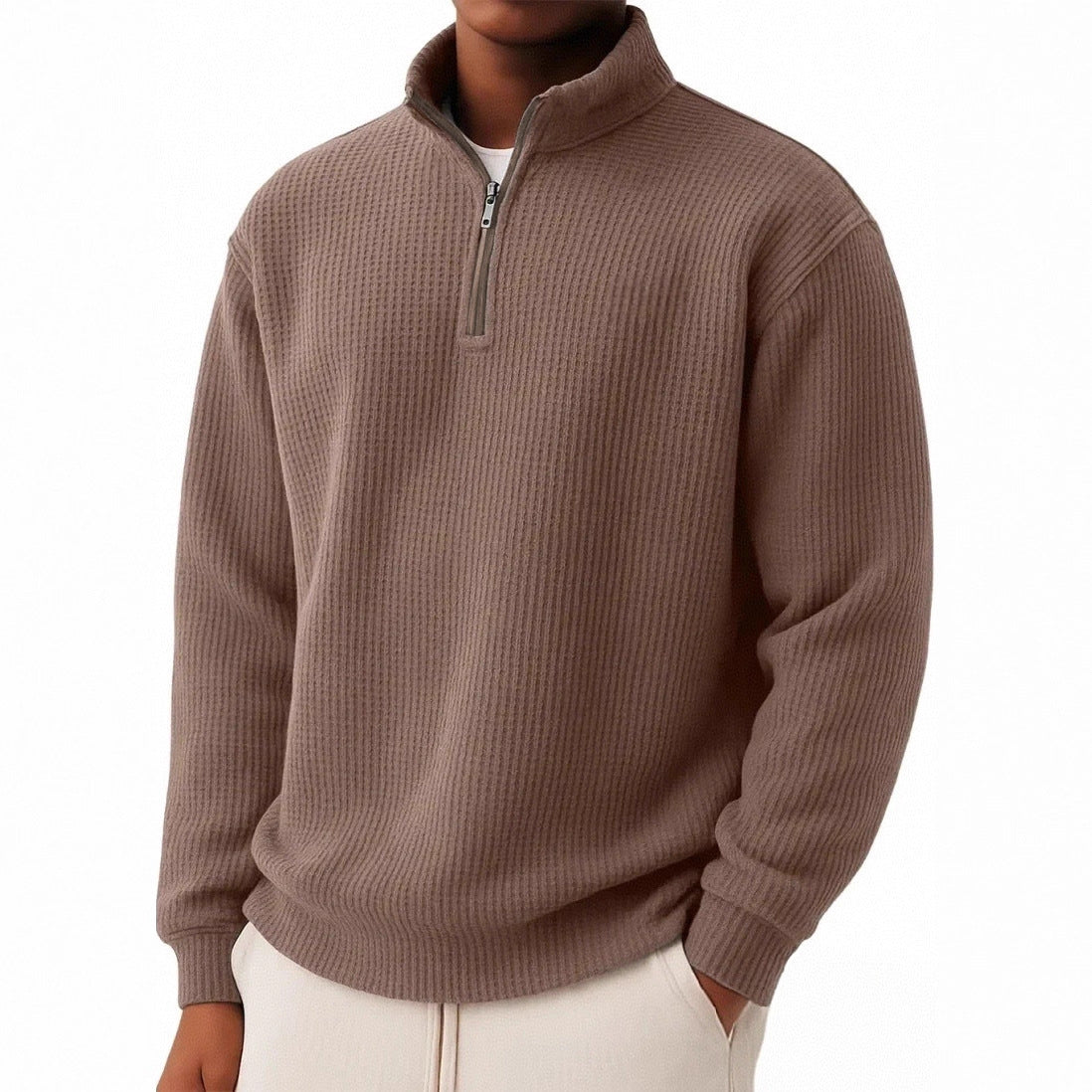 Half Zip Strickpullover
