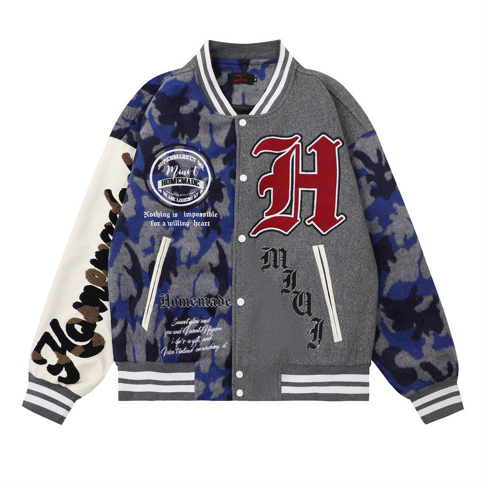 UrbanCamo Varsity College-Jacke
