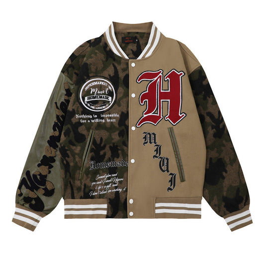 UrbanCamo Varsity College-Jacke